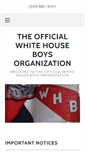 Mobile Screenshot of officialwhitehouseboys.org