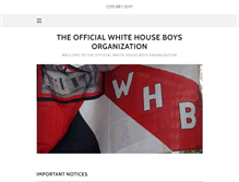 Tablet Screenshot of officialwhitehouseboys.org